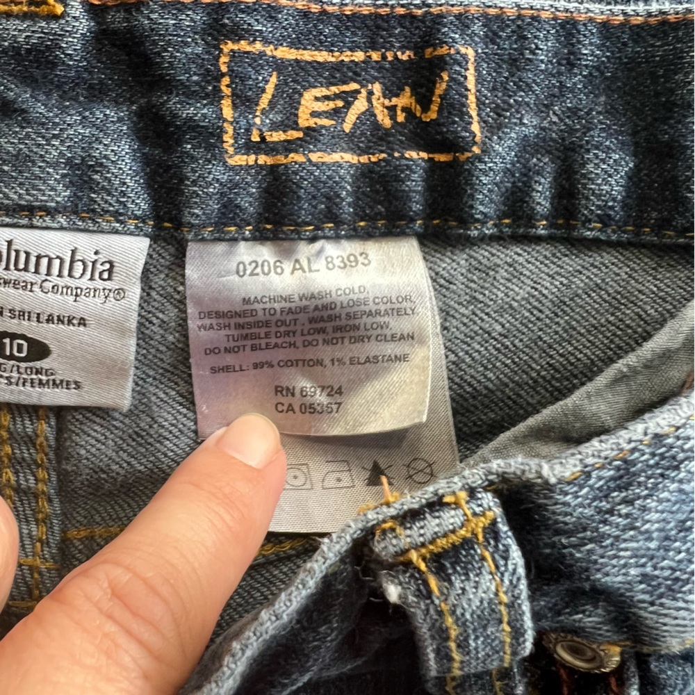 Columbia L.E.W. “Lean” Women’s Jeans Size 10 - Picture 3 of 5